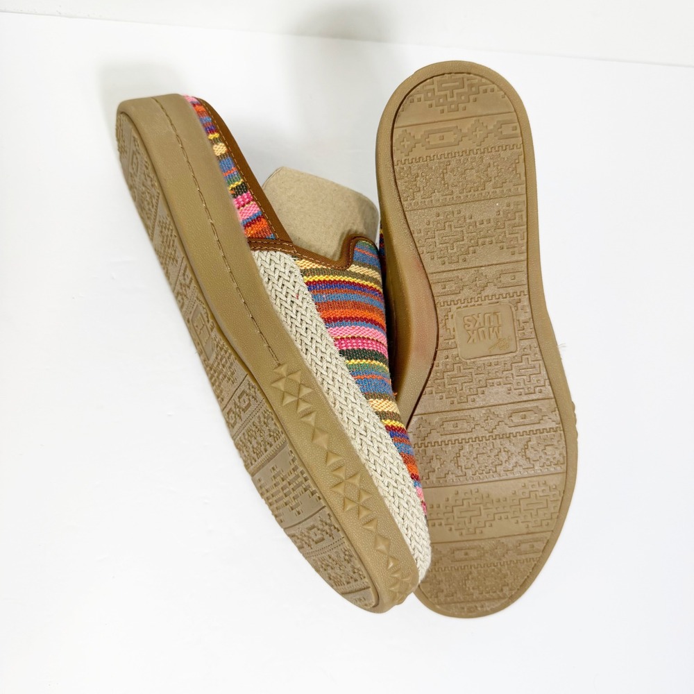 Muk Luks Street Brooklyn Highyway Clogs Espadrille Mules Womens 10 Slip On Shoes - Picture 3 of 3